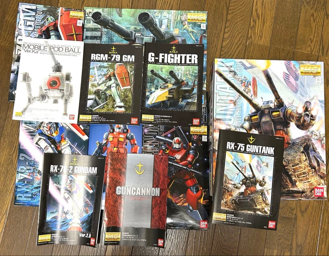 MG連邦6機（ガンダム/ガンキャノン/ガンタンク/ジム/ボール/Gファイター）