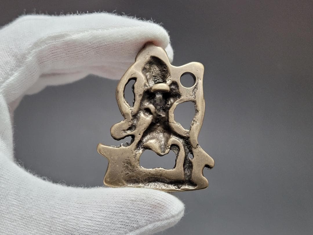 銅製金剛菩薩型天鐵トクチャ護身装身具 ペンダントチベット仏教文物 幅