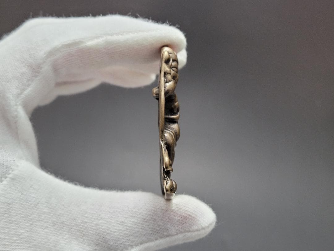 銅製金剛菩薩型天鐵トクチャ護身装身具 ペンダントチベット仏教文物 幅