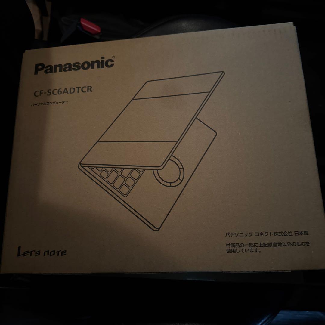 Panasonic Let's note CF-SC6ADTCR 本体 ノートパソコン レッツノート SCシリーズ カームグレイ CF-SC6ADTCR