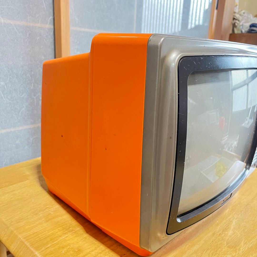 スペースエイジ ダイヤル式カラーテレビ オレンジ - メルカリ