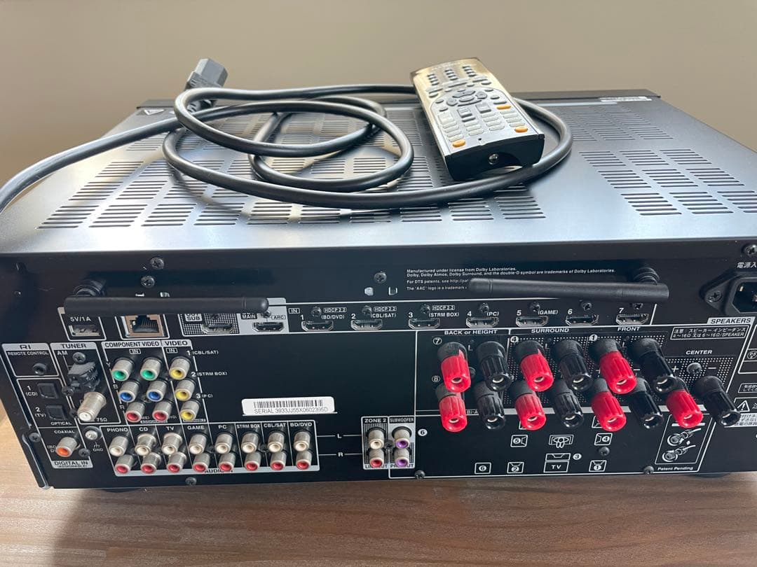 ONKYO AVアンプ リモコン付き TX-NR646 - メルカリ