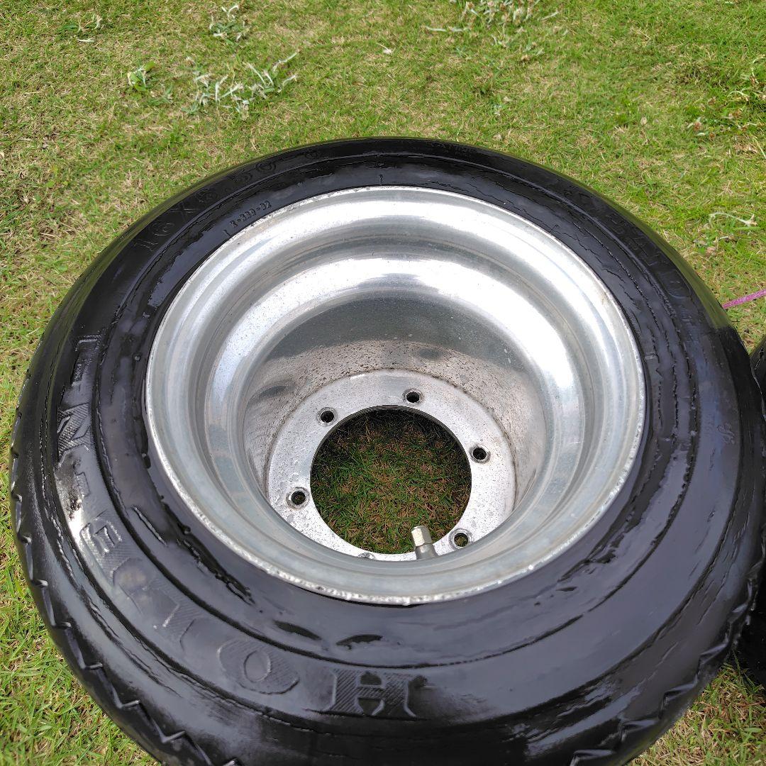 ジャイロ用　アルミホイール付きタイヤ 16x6.50-8