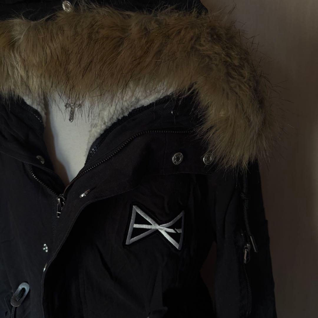 y2k 00s archive ギミック モッズコート 平成ギャル グランジ 黒