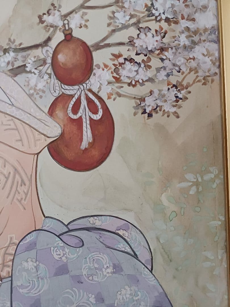 ◇ 柳川新太郎 「美人」 日本画 F10号 二科展 名古屋 ◇ - メルカリ