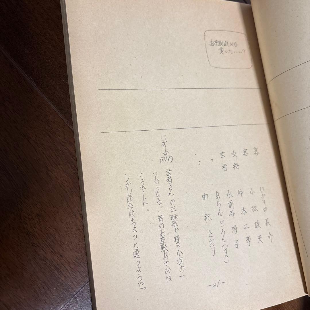 ドリフ大爆笑'78 入手困難 台本 ドリフターズ 決定稿 フジテレビ 当時