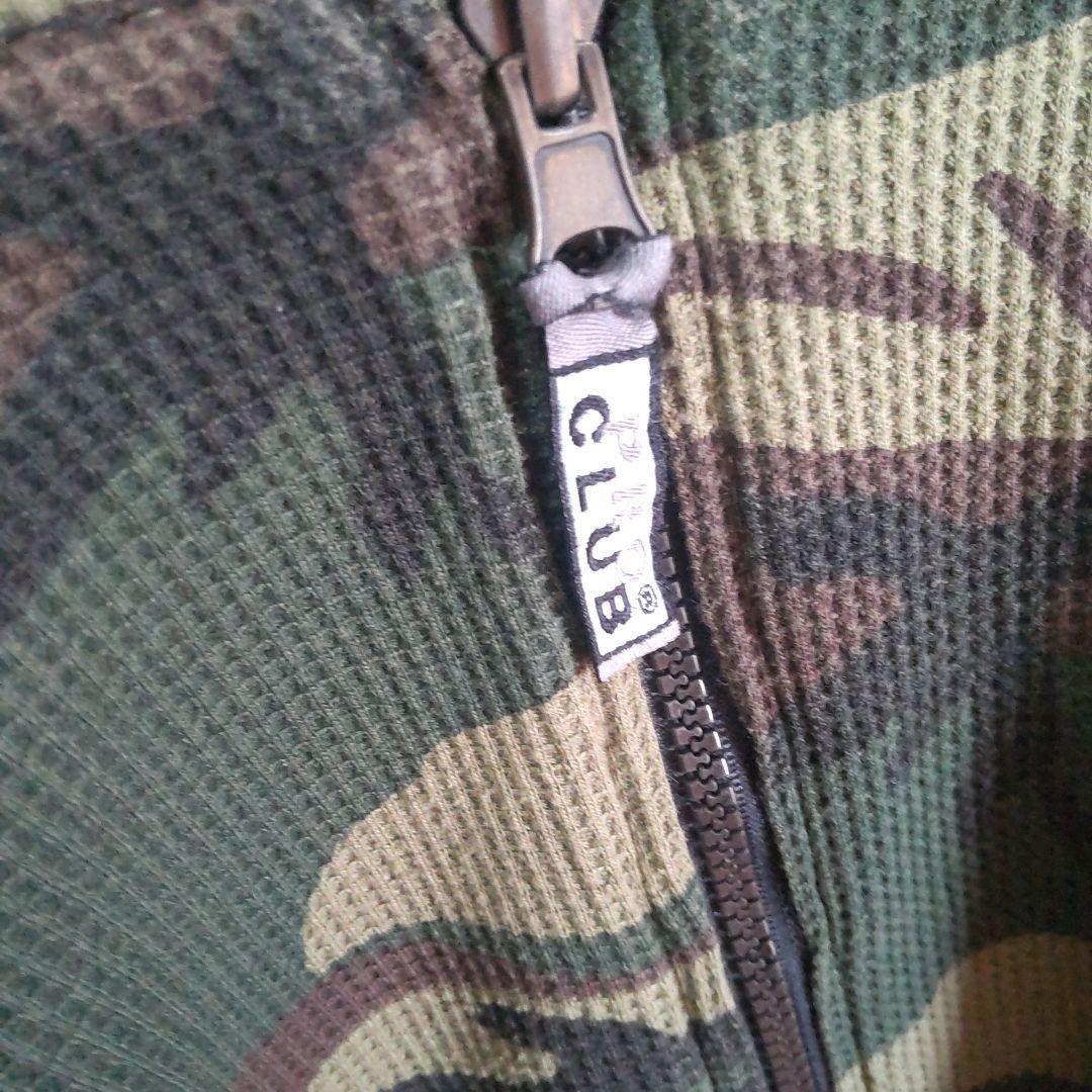 PRO CLUB 迷彩パーカー リバーシブル ジップアップフーディ - メルカリ