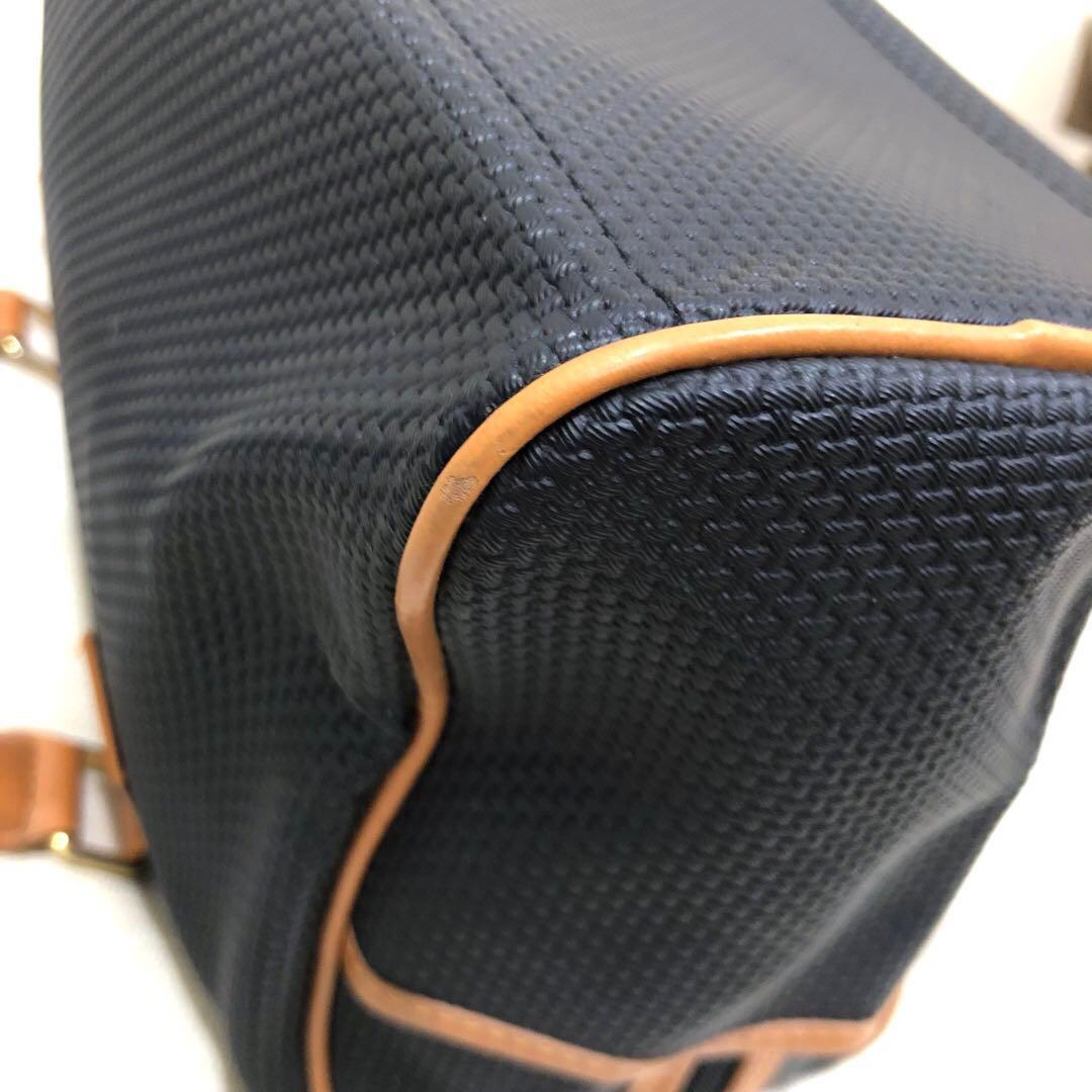 YSL イブサンローラン ヴィンテージ ミニボストンバッグ レザー調 バイ