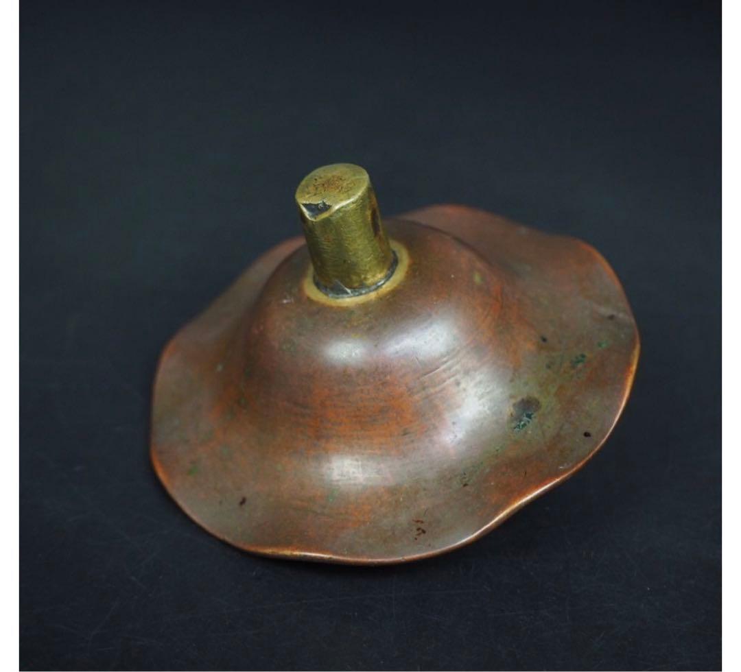 送料無料 江戸～明治　古銅燭台　35.5ｃｍ　 仏教美術