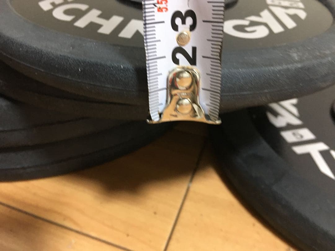 TECHNOGYMバンパープレート穴径／Φ28mm 計42.5kg - メルカリ