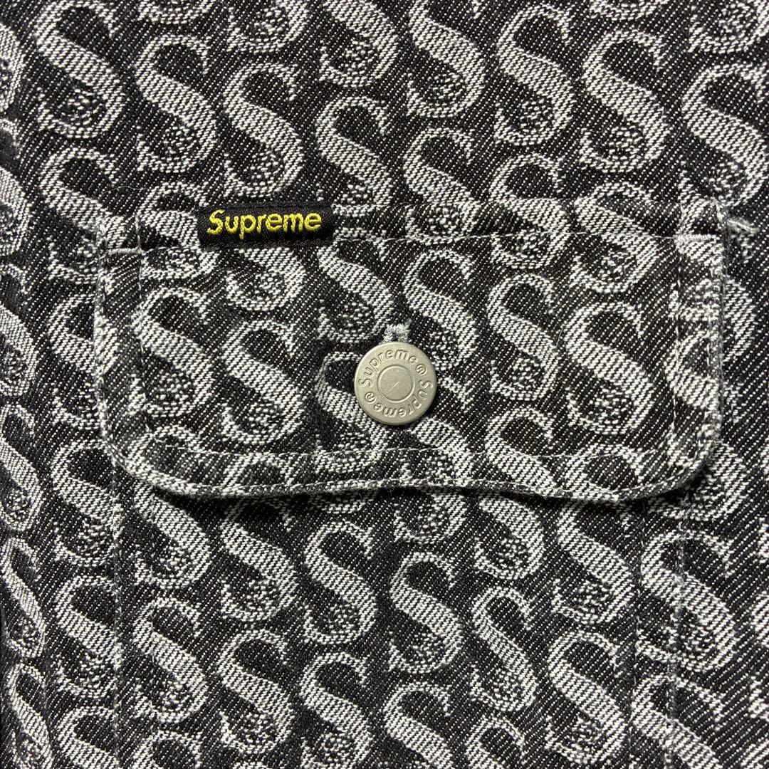 トップス Supreme Monogram Denim Shirt \"Black\"