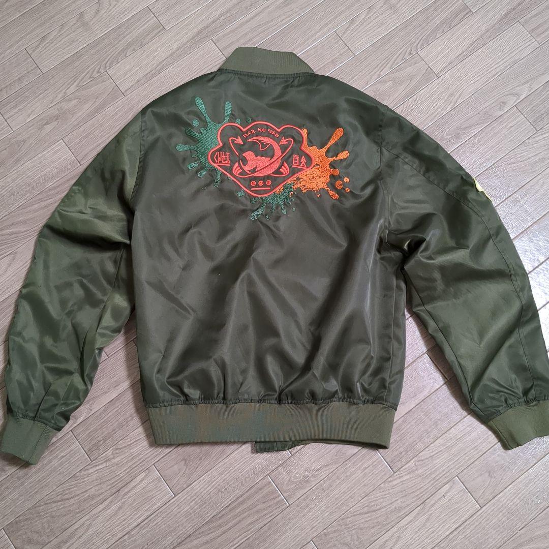 週末価格☆Mサイズ(^^)スプラトゥーン3サーモンランジャケットMA-1