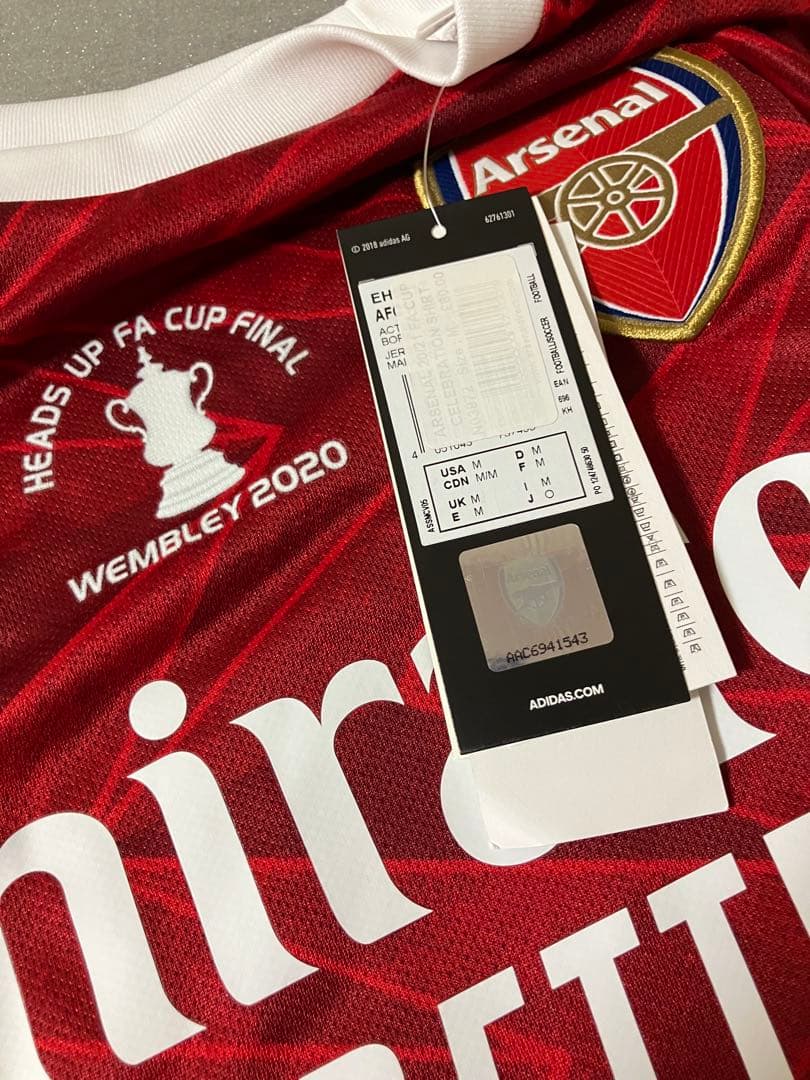 アーセナル 20/21 ユニフォーム FA cup 優勝記念未使用タグ付き - メルカリ
