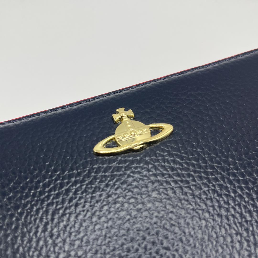 大特価 Vivienne Westwood 新品 長財布 人気 紺 青 赤定番 - メルカリ