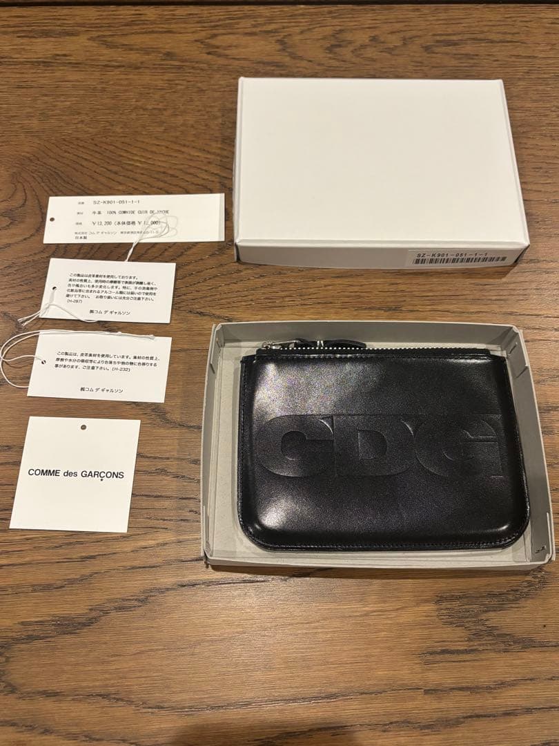 CDG ポーチ　コムデギャルソン　財布 ZIPポーチ 小 8Z－X081－051 | Wallet COMME des GARCONS