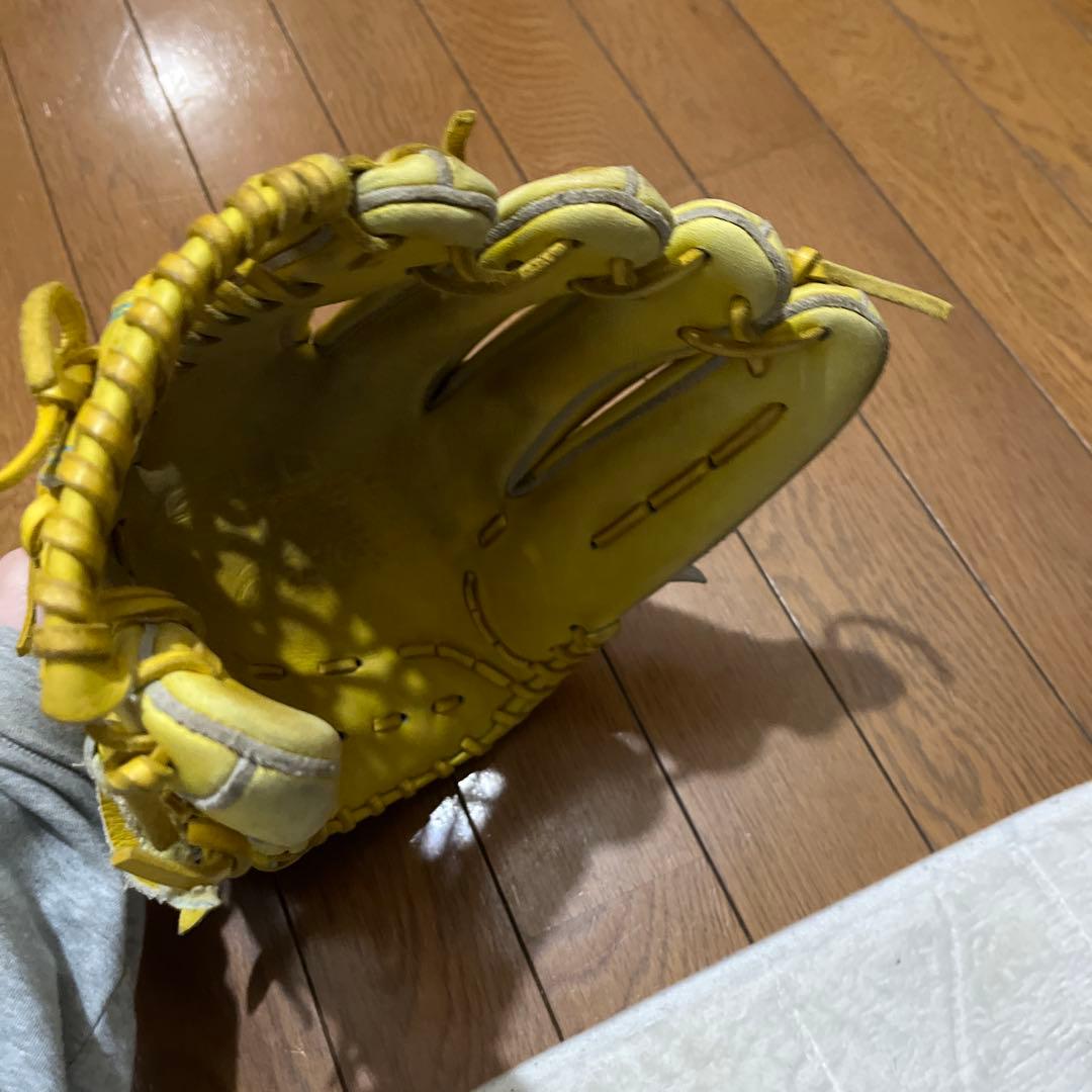 ゴールドステージ 硬式グローブ イエロー 25.5cm