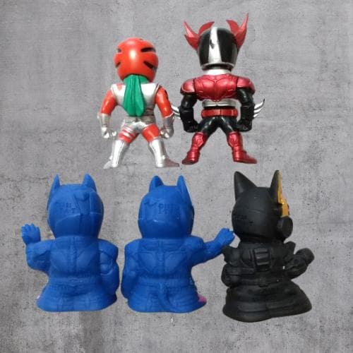 仮面ライダーvsウルトラマンvs戦隊ヒーロー おまとめソフビ他 39体