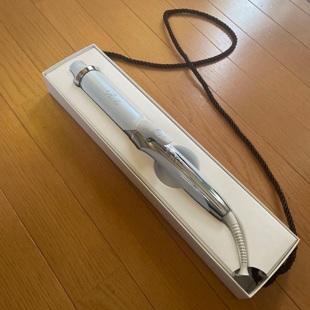 ReFa カールヘアアイロン ホワイト38mm 箱あり ReFa CURL IRON PRO38【ホワイト】 リファ ヘアアイロン 家電 | 愛知県