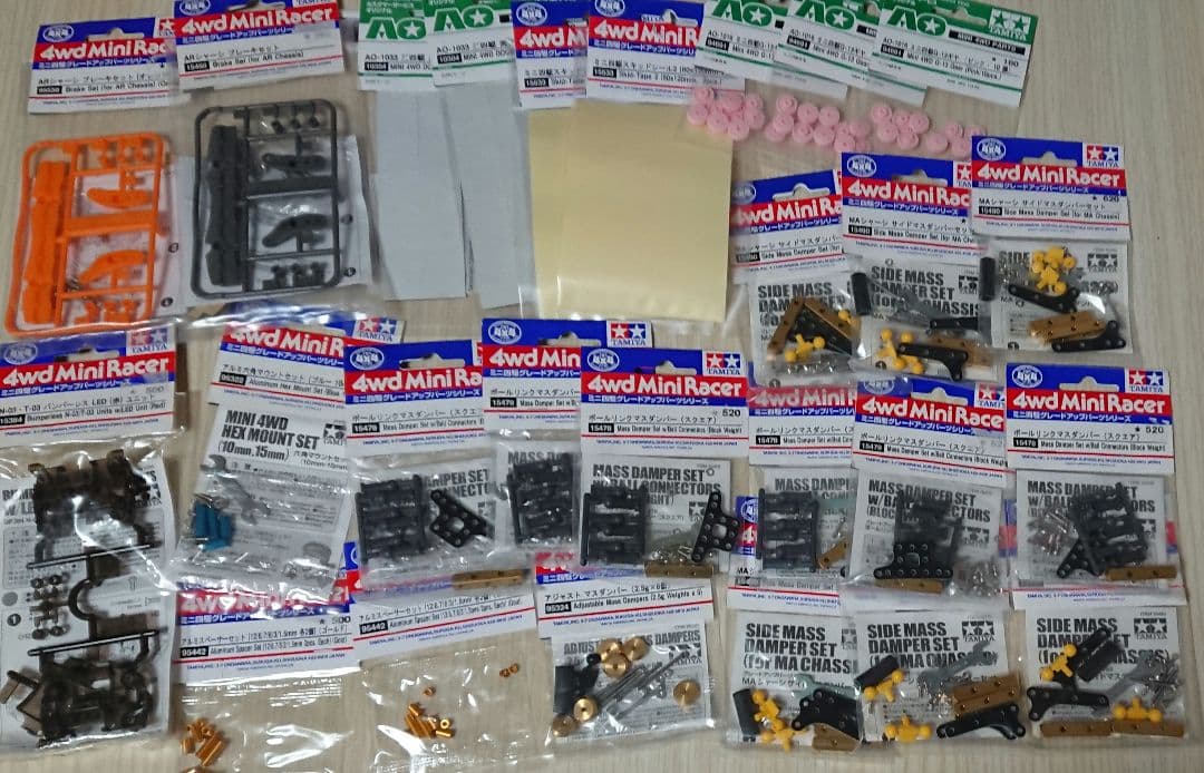 54点 タミヤ ミニ四駆 ローラー 限定品 マスダンパー セット