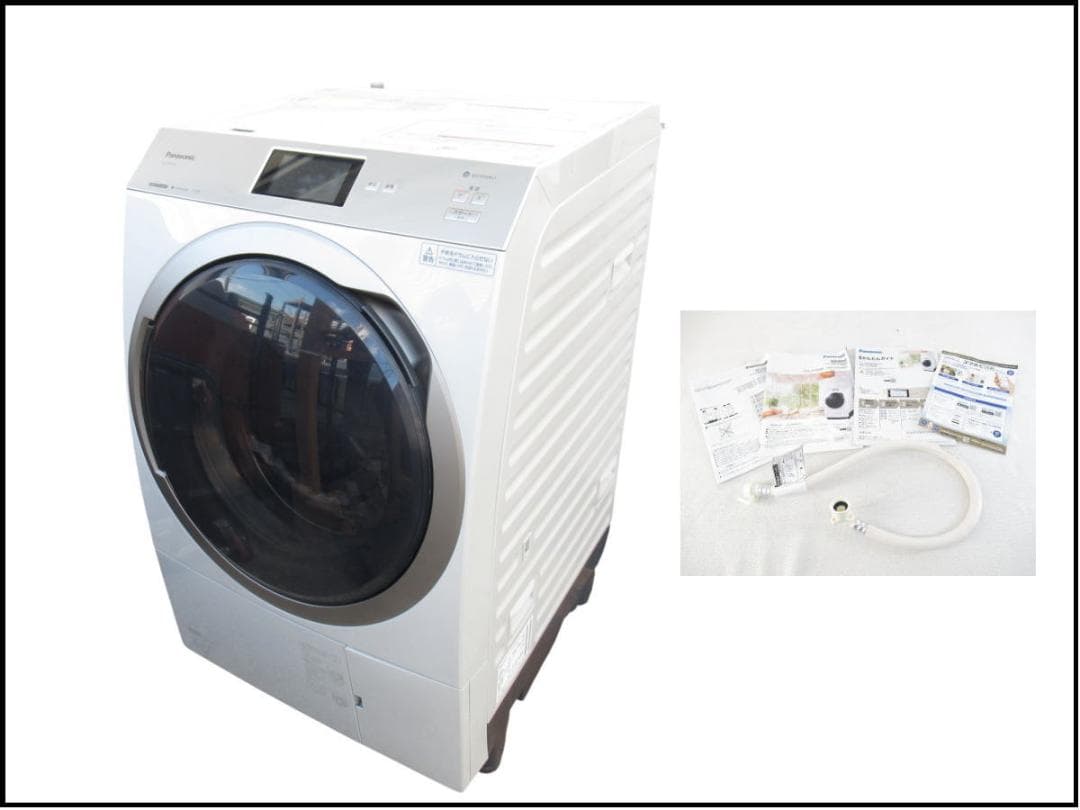 ■美品■パナソニック■ドラム式洗濯乾燥機■11㎏/6㎏■NA-VX900BL■ ドラム式洗濯乾燥機 VXシリーズ クリスタルホワイト NA-VX900BL-W