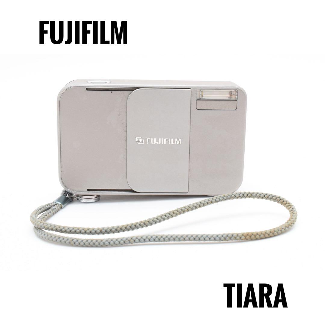 【美品】フジフィルム FUJIFILM TIARA コンパクトフィルムカメラ フジフィルム カルディア ミニ ティアラ (II, ズーム)｜密かに買取価格