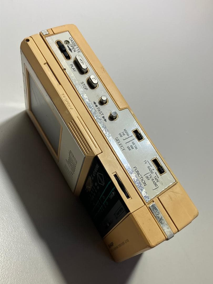 SHARP JC-TV10 TV & カセットプレーヤー#Y605 - メルカリ