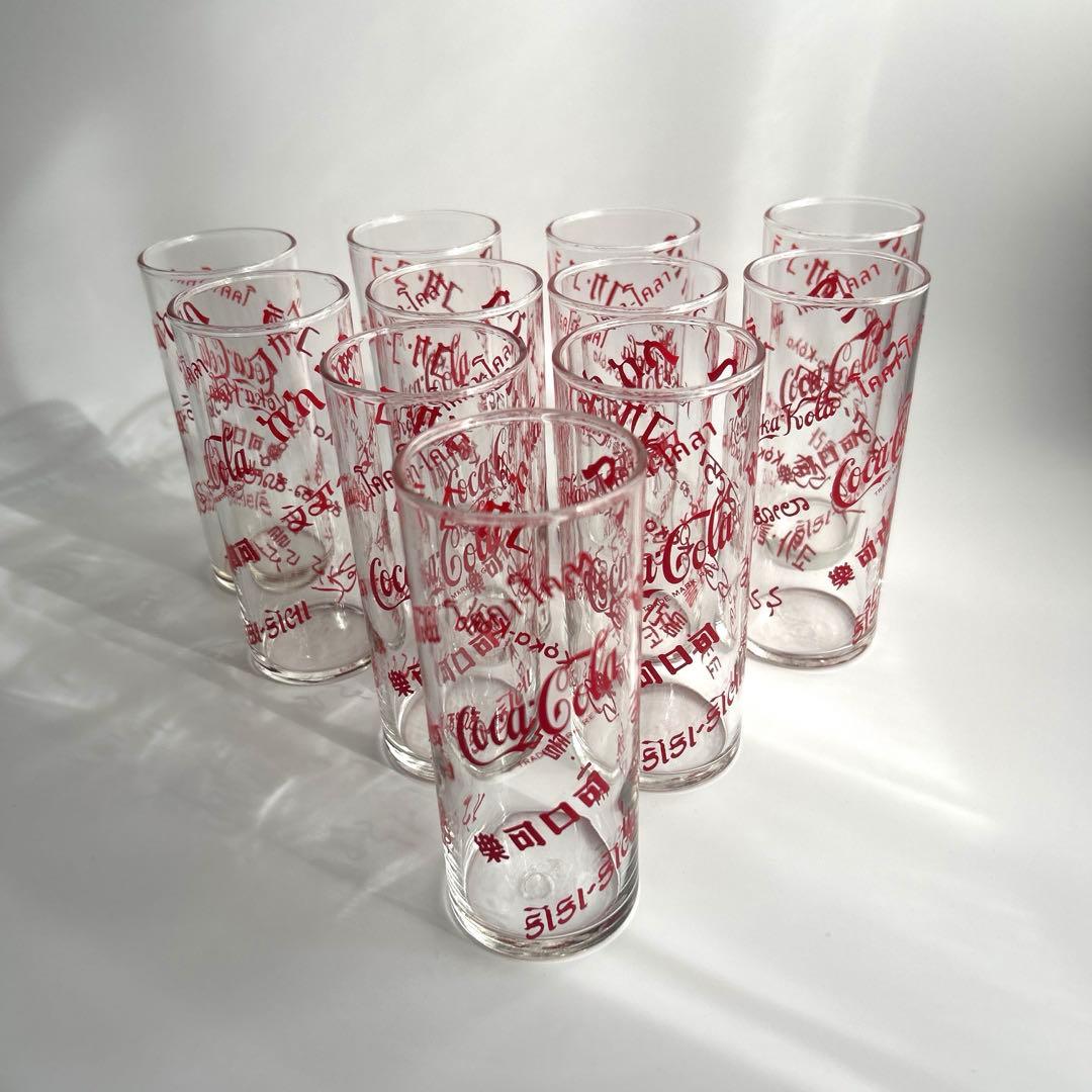 非売品 Coca-Cola コカコーラ ワールドグラス ノベルティ 11個セット