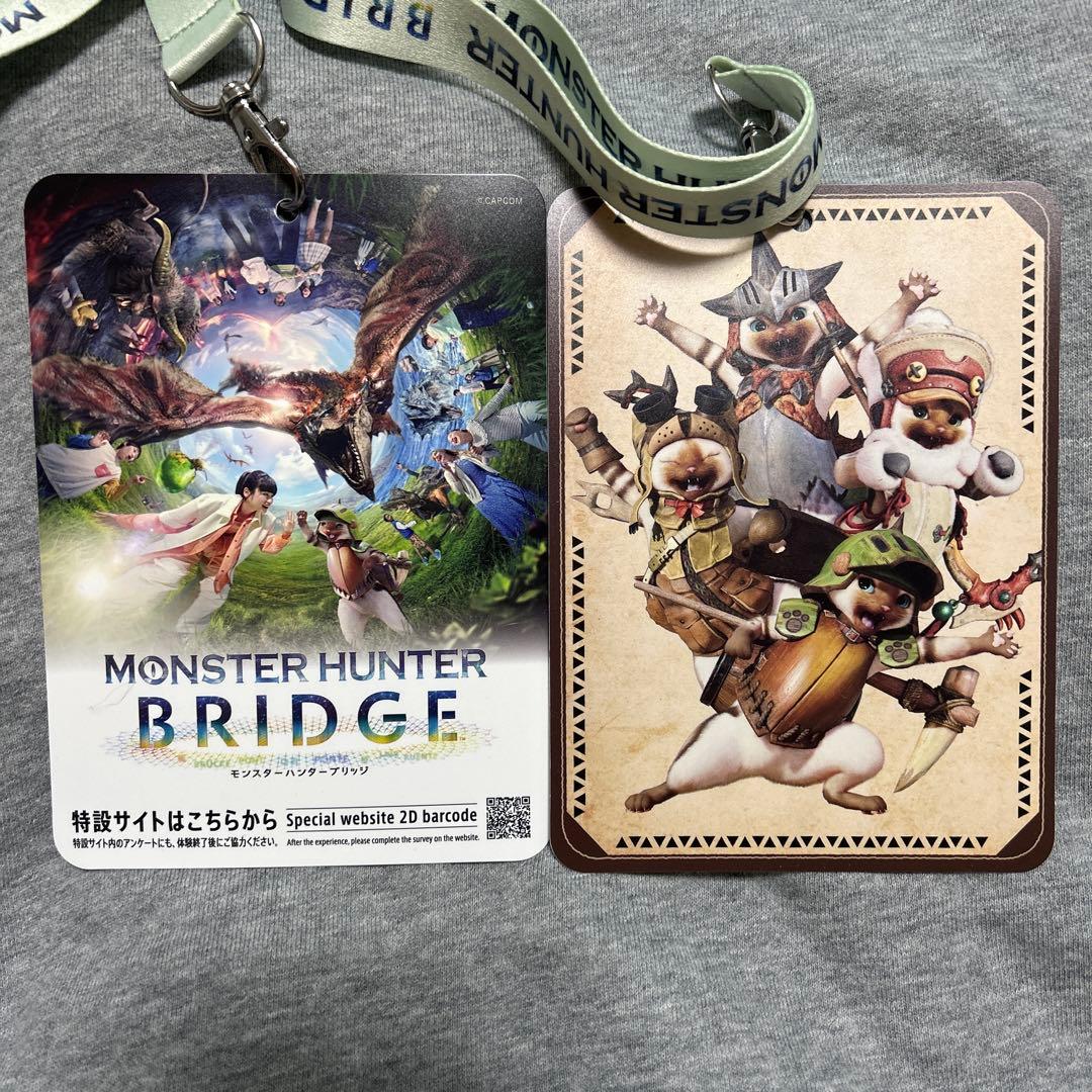 大阪万博限定 モンハン モンスターハンター ストラップ付きカード 2個