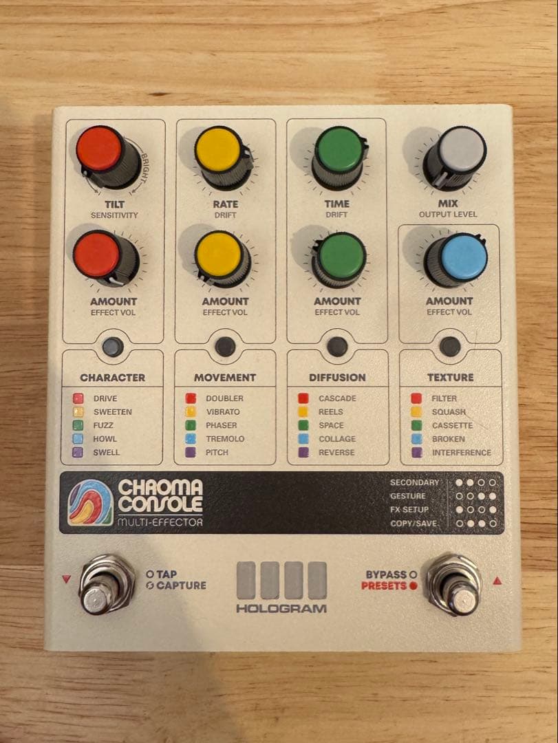 Hologram CHROMA CONSOLE 美品　エフェクター Hologram Electronics Chroma Console [Black Colorway] 直輸入品