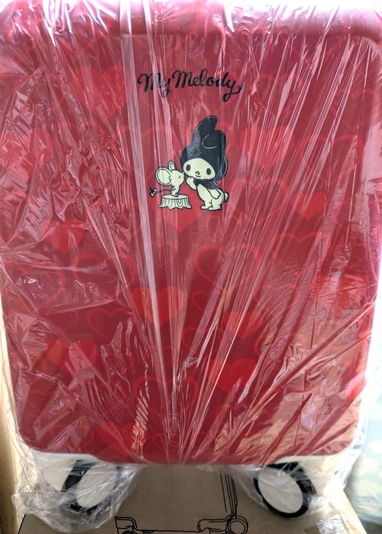 最終価格　サンリオ　マイメロディ　キャリーバッグ キャリーケース ハート柄