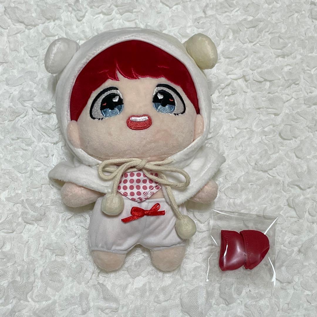 BTS V テヒョン テテ 赤髪 ぬいぐるみ 20cm - メルカリ
