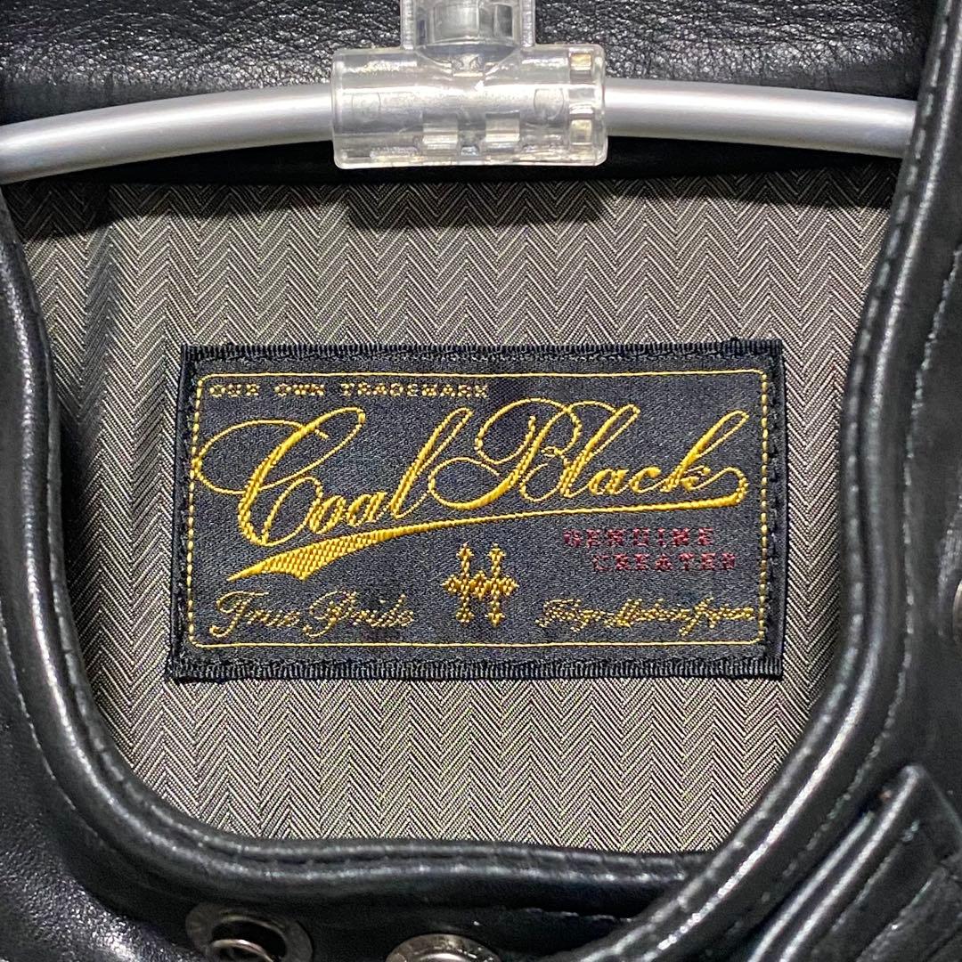 定価30万円・EXILE着】 コールブラック 極上イーグルレザージャケット