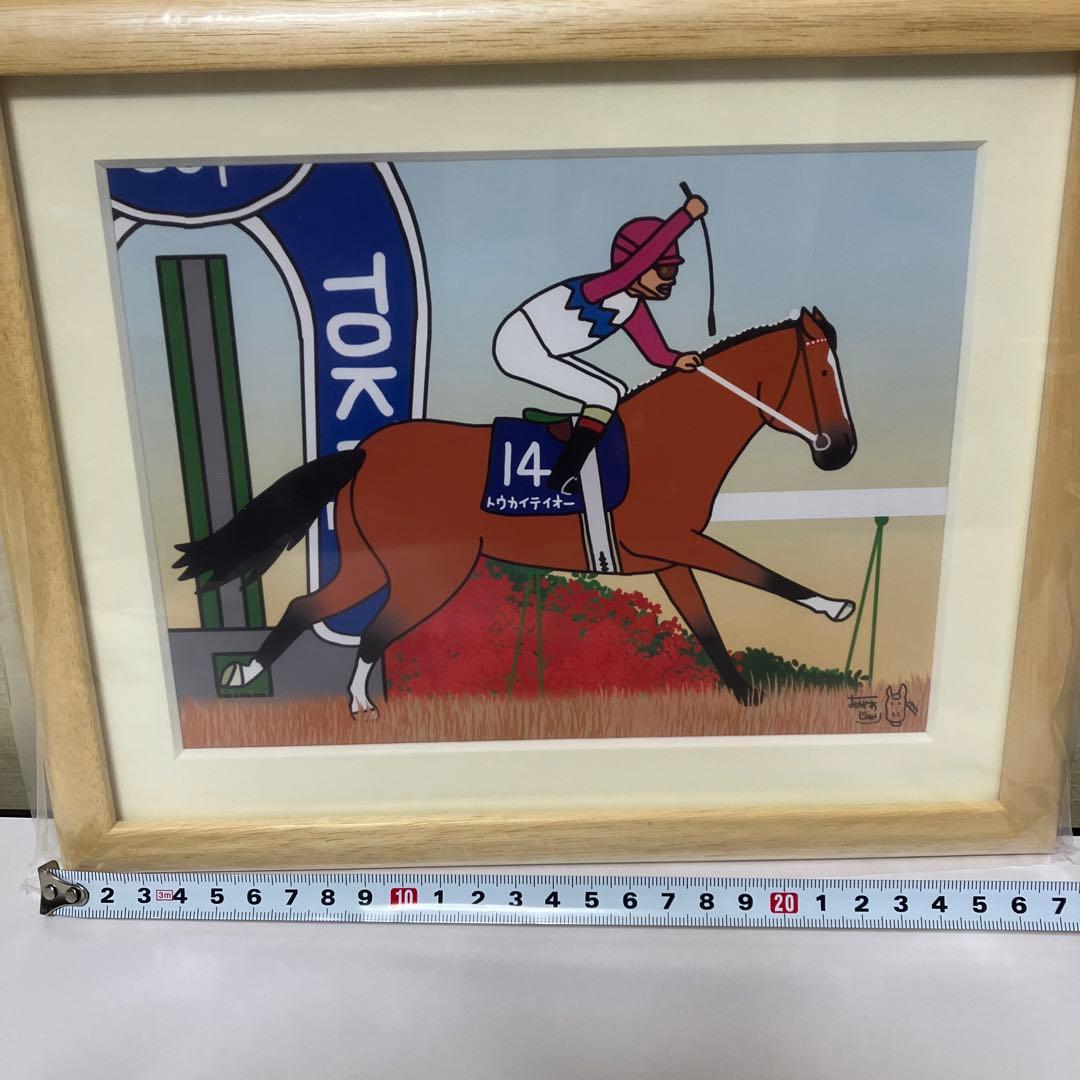 トウカイテイオーイラストパネル(おがわじゅり) - メルカリ