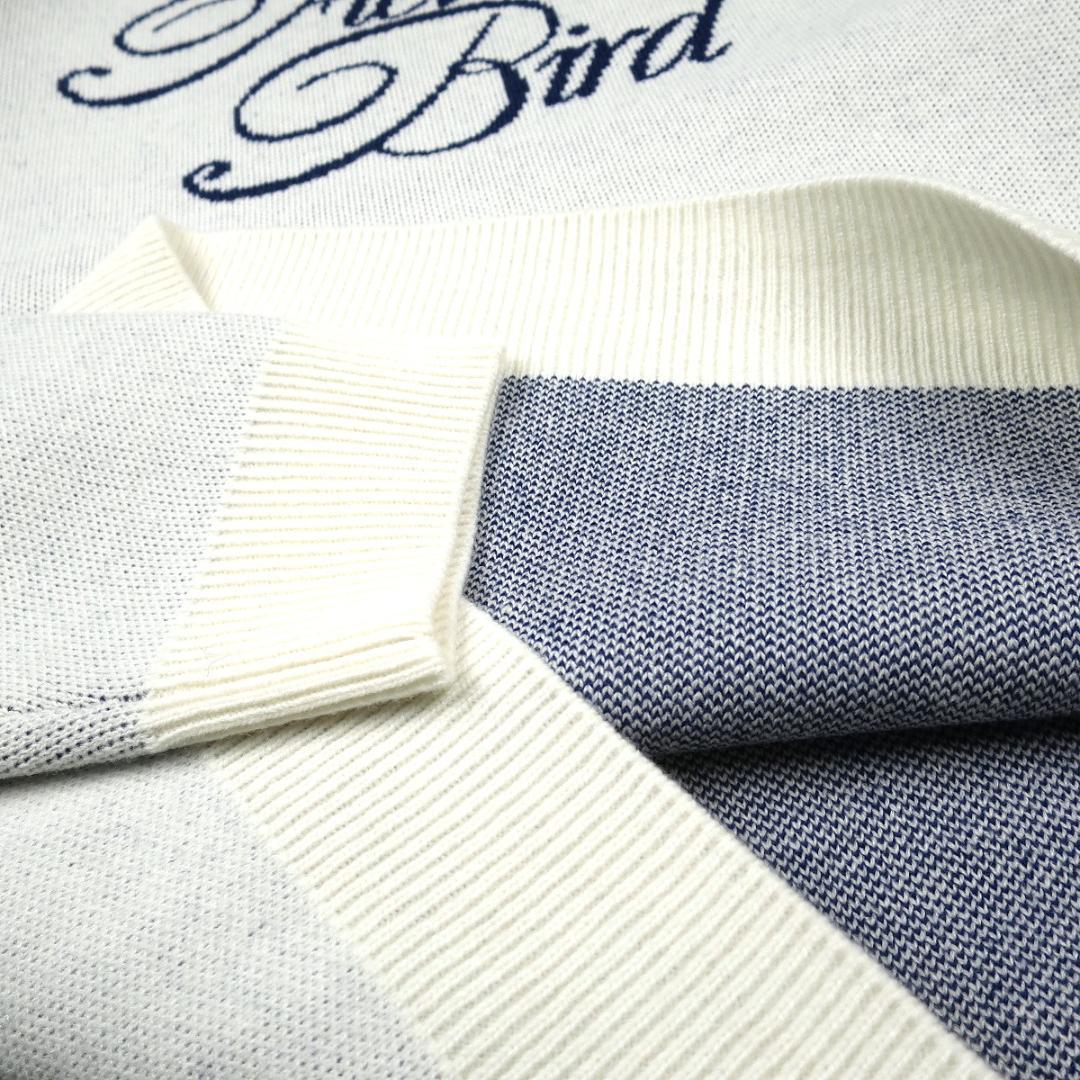 adabat 櫻井貴史コラボニットFlewlikeabird 白 M - メルカリ