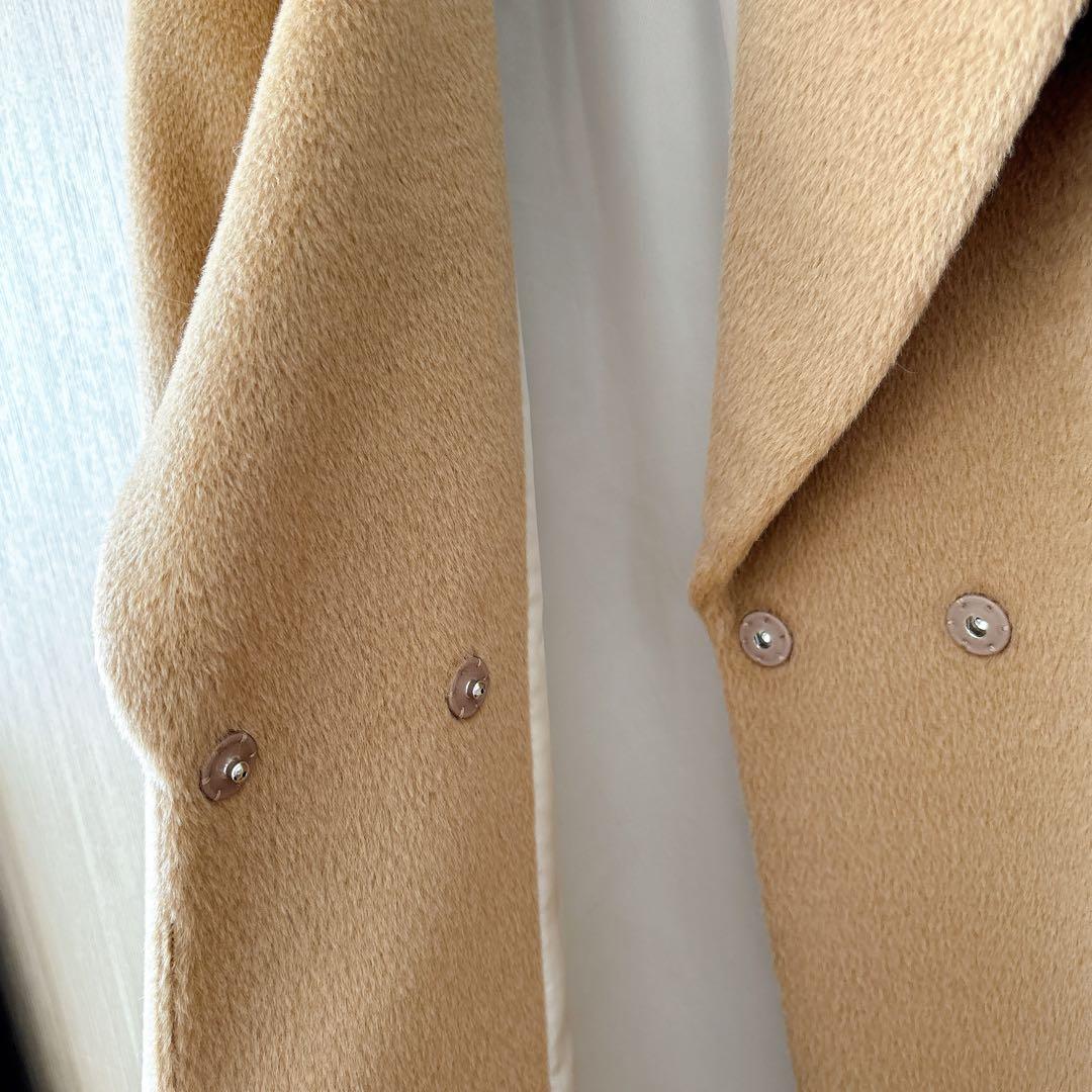 1167】アナイ アルパカシャギーロングコート キャメル - メルカリ