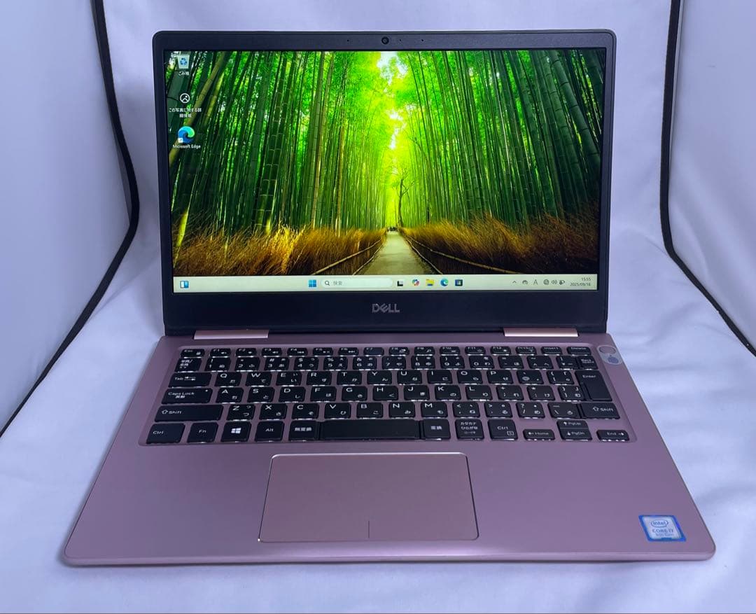 ピンク色 スリムで美しい Dell Inspiron 7380 i7-8565U デル Inspiron 13 7000（7380）2018年モデル レビュー：やたら薄くて高