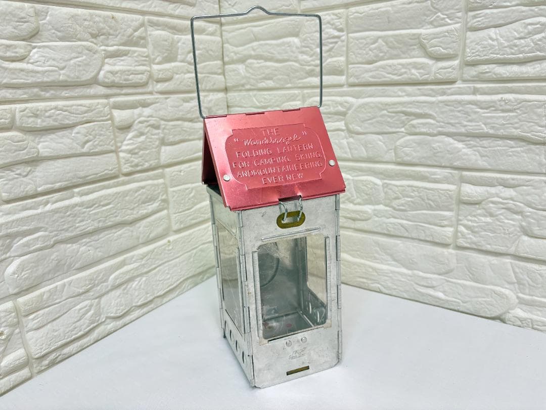 エバニュー キャンドルランタン 折りたたみ式 屋根型 フォールディング