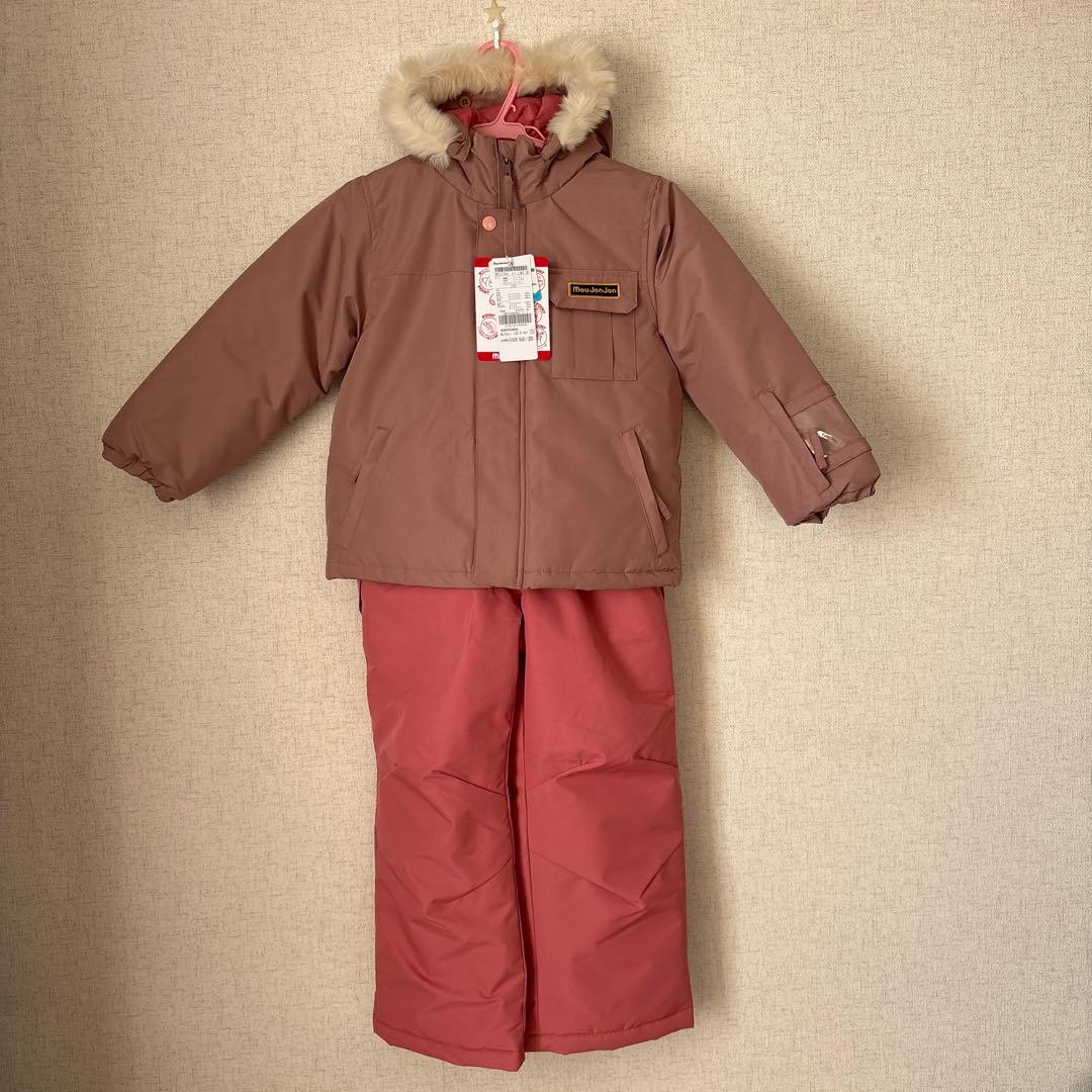 【新品】ムージョンジョン　スキーウェア　上下　セパレート　120 moujonjon（ムージョンジョン） スキーウェア キッズ 上下 セパレート