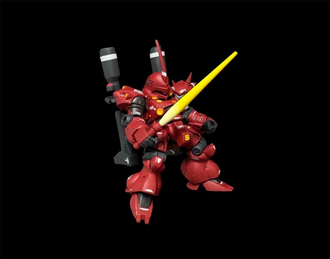 モビルスーツアンサンブル ケンプファー(シャア専用機) 全塗装 完成品