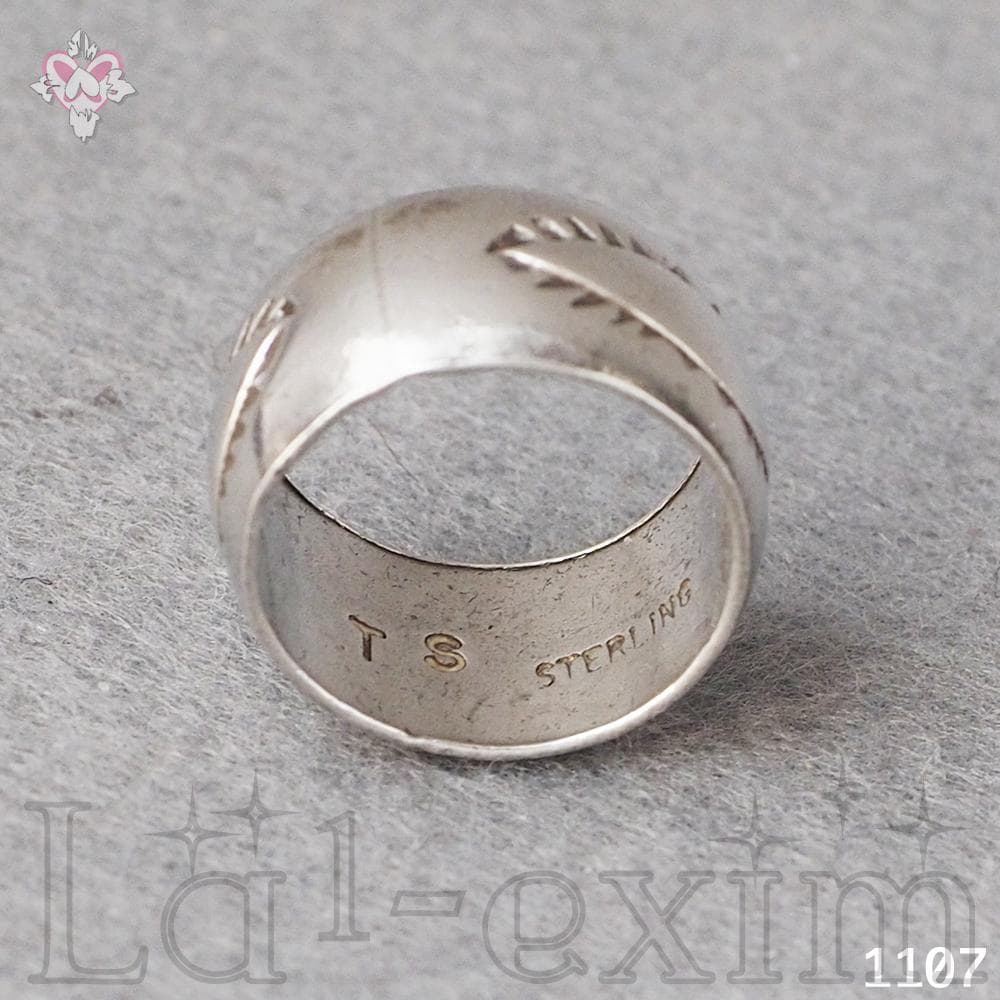 インディアンジュエリー ナバホ族 刻印 TK スターリング シルバー 銀