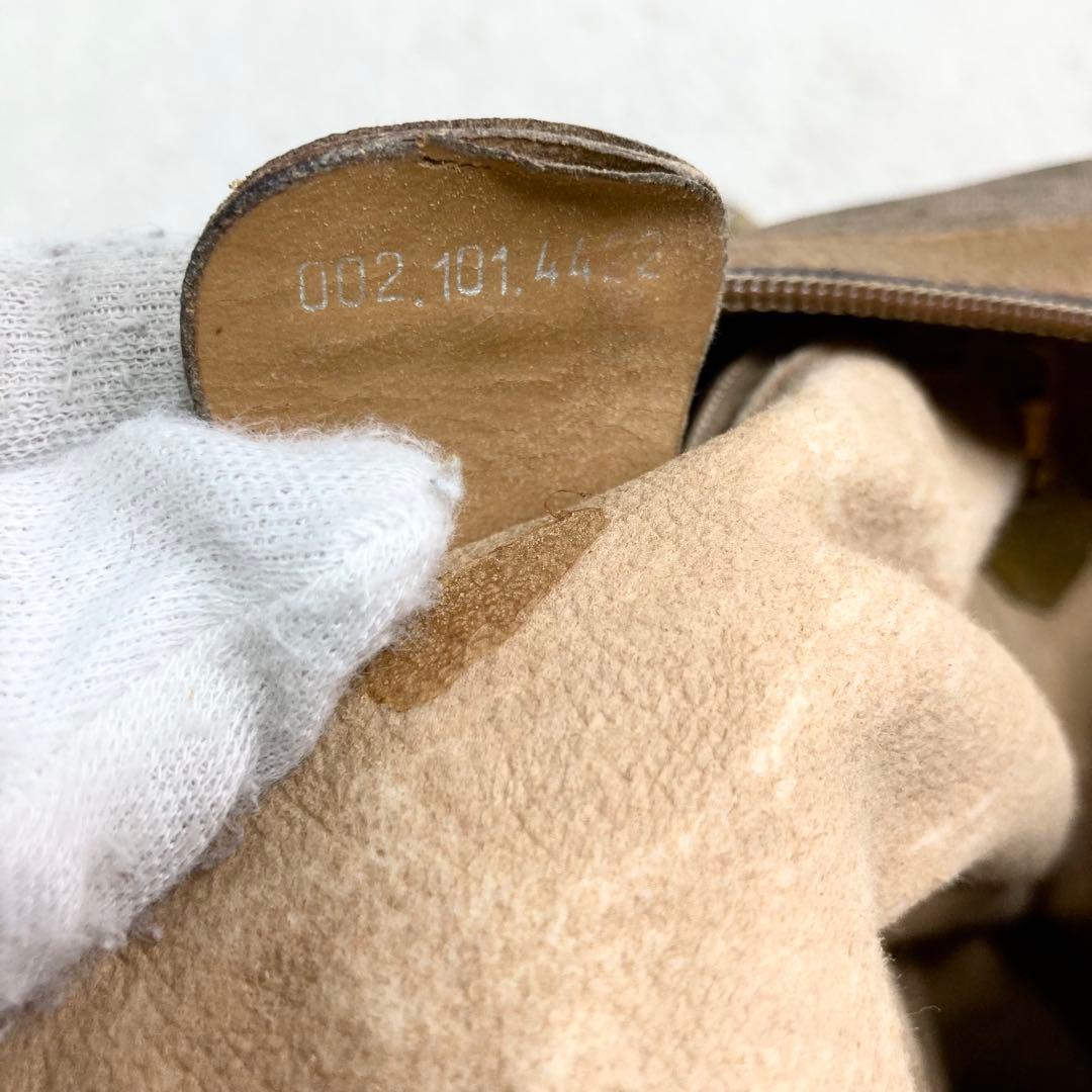 グッチ ボストンバッグ ハンド GG 金具 レザー 希少 金具 ロゴ 大容量