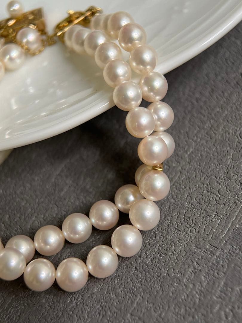 MIKIMOTO ブレスレット 14K 21.8g パール5.8～6.2mm