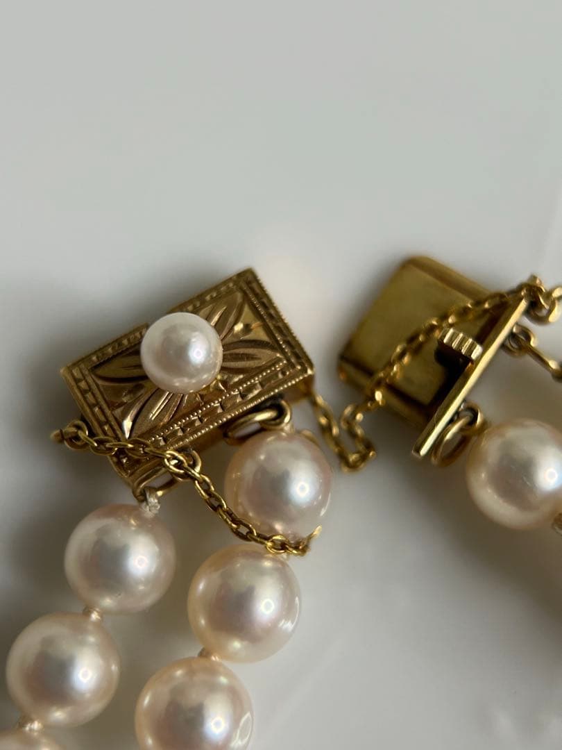 MIKIMOTO ブレスレット 14K 21.8g パール5.8～6.2mm