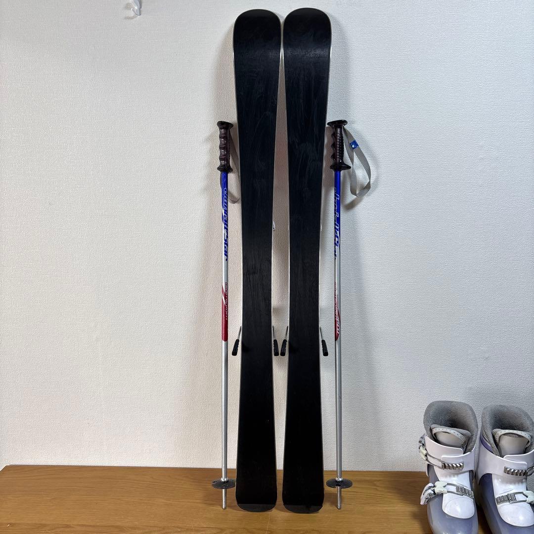 ジュニアストック付スキーセット elan110cm head 22-22.5cm - メルカリ