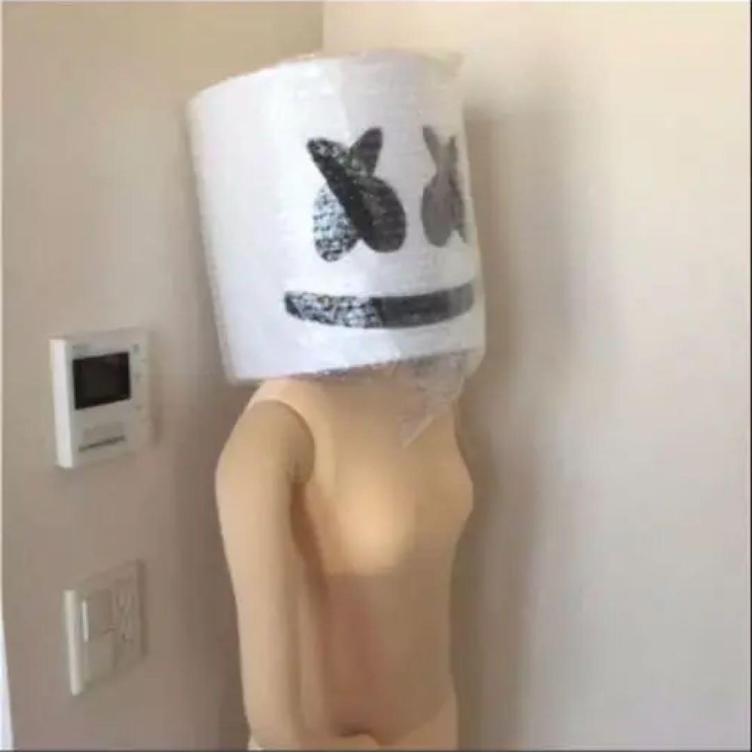 2つ　マシュメロ edm marshmello コスプレ ハロウィン マスク