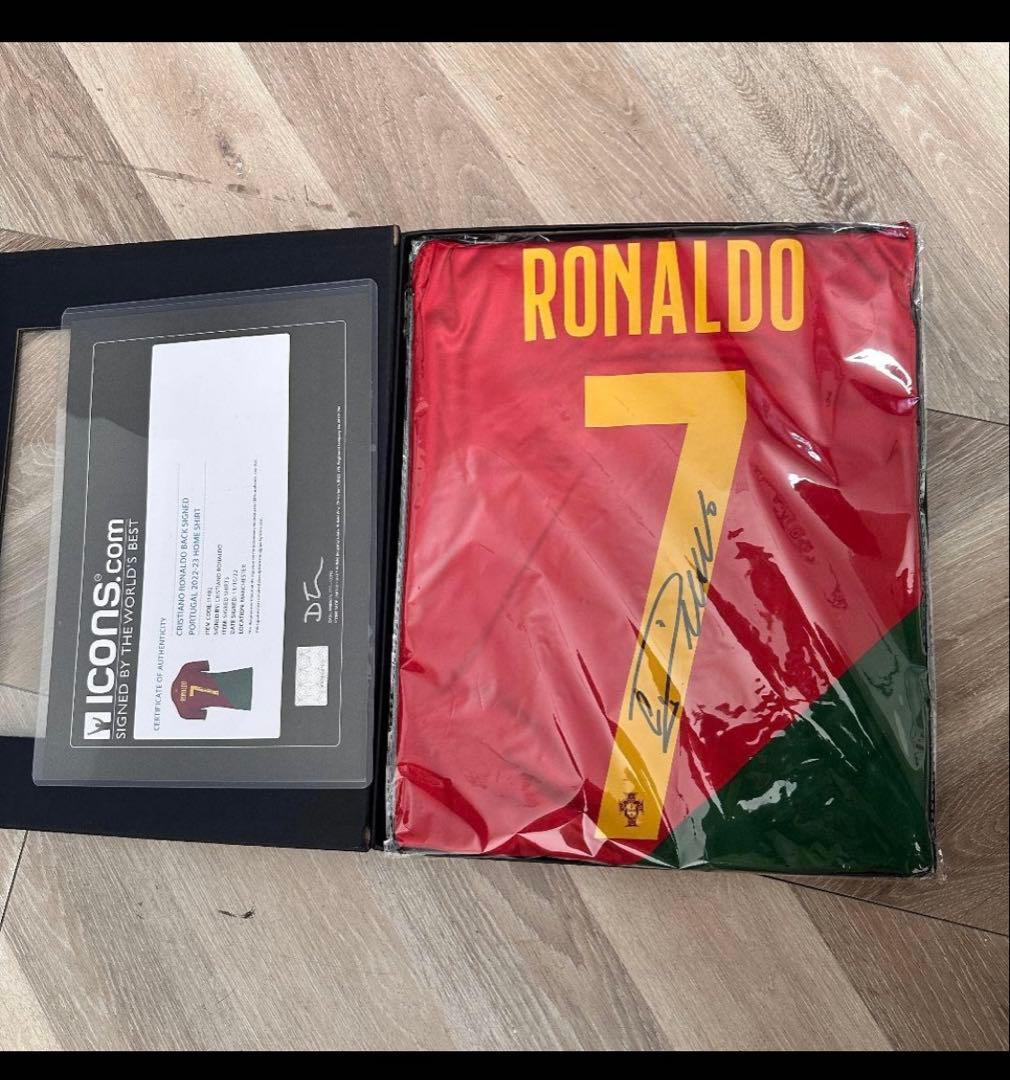 クリスティアーノ・ロナウド 直筆サイン入り ポルトガル代表 icons社