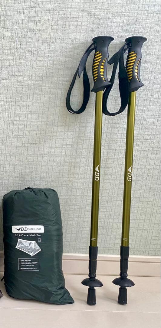 DD A-Frame Mesh Tent オリーブグリーン　ハイキングポール DD A-Frame Mesh Tent – DD Hammocks