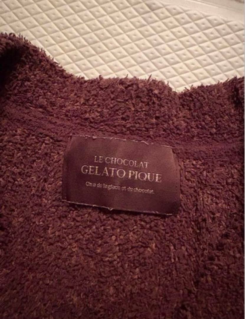 ジェラートピケ ❤︎ ベビモコメランジリブ カーディガン＆パンツ 上下