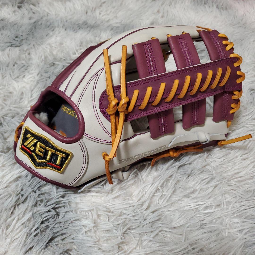 ZETT プロステイタス 軟式 外野手用 オーダー 軟式グラブ プロステイタス 外野手用 サイズ:8 | 【ZETT】ゼットベース