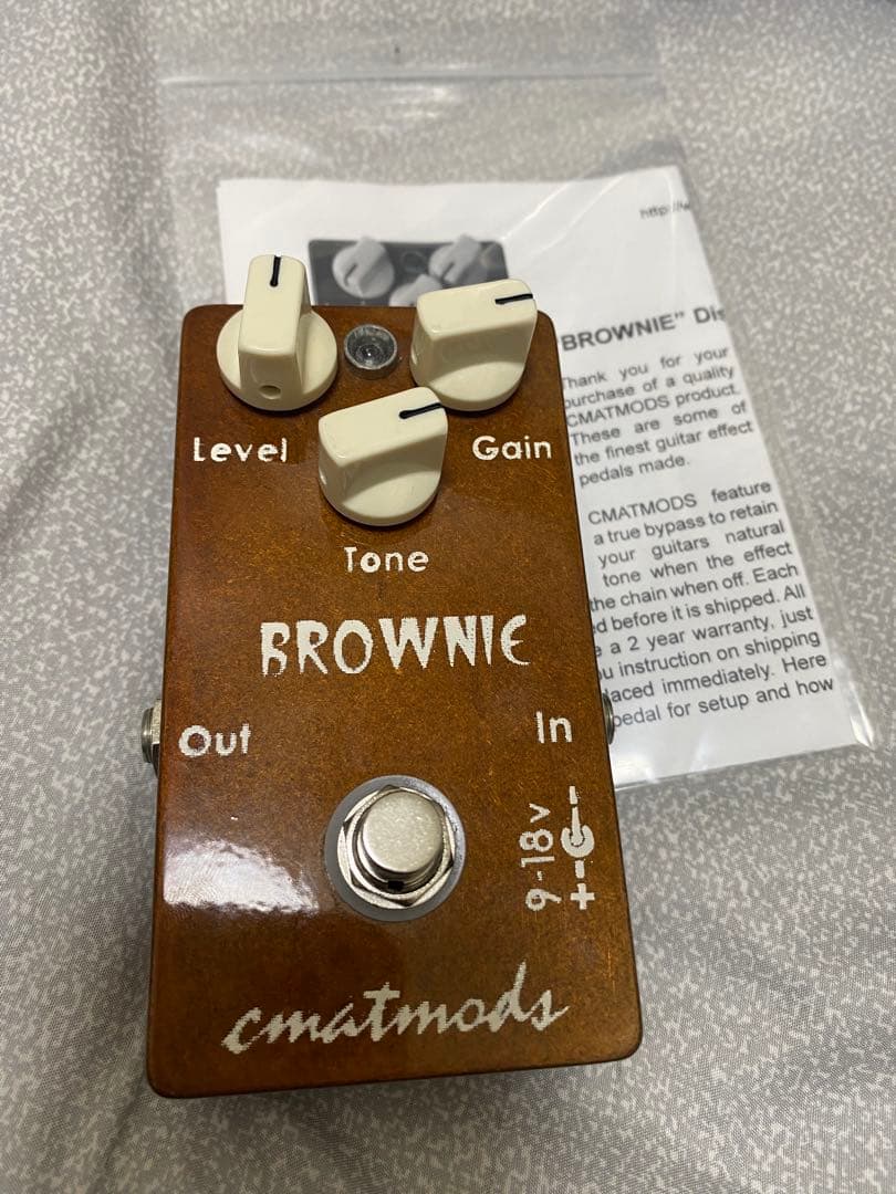 cmatmods BROWNIE OD ディストーションEVH ブラウンサウンド